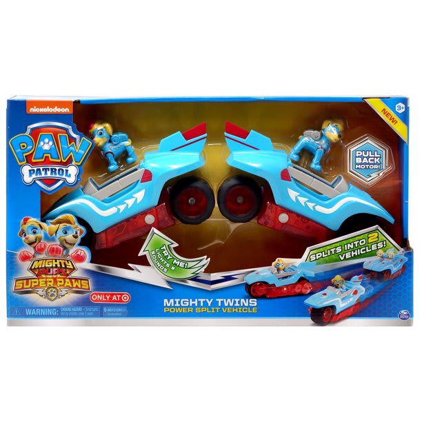PAW PATROL MIGHTY GEMELOS VEHICULO 2 EN 1 0