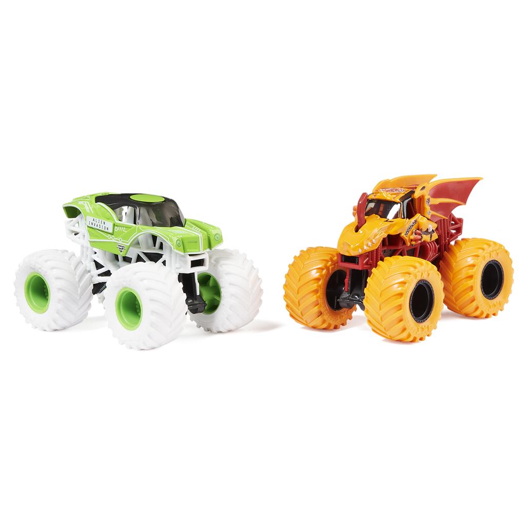 MONSTER JAM PACK DE 2 VEHICULOS 1:64 SURTIDO1