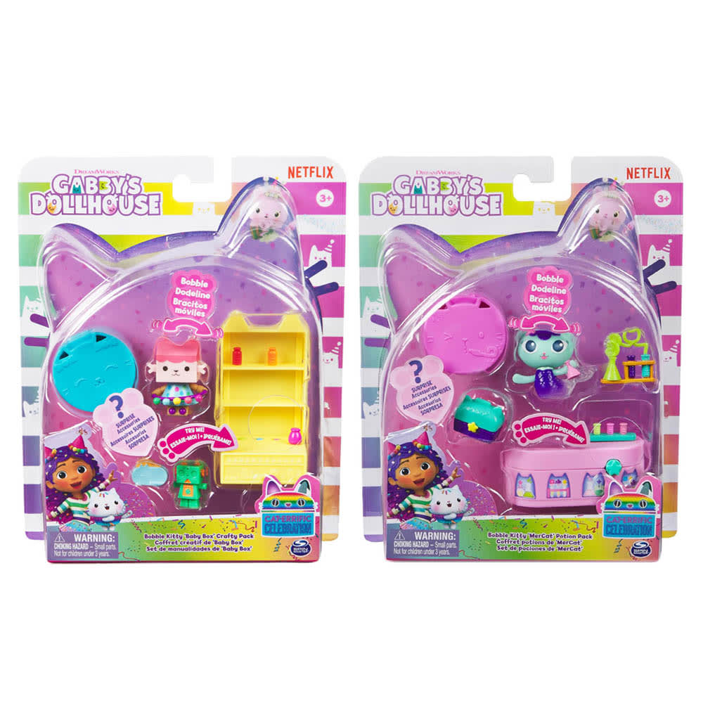 GABBY´S DOLLHOUSE  PACK MUEBLES SERIE CELEBRACION 1