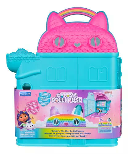 GABBY'S DOLLHOUSE CASA DE MUÑECAS PORTATIL DE GABBY 1
