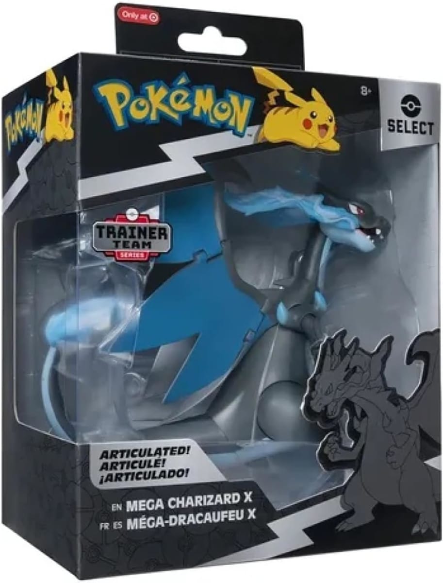 POKEMON FIGURA MEGA CHARIZARD-X SUPER ARTICULADA 15 CM. 0