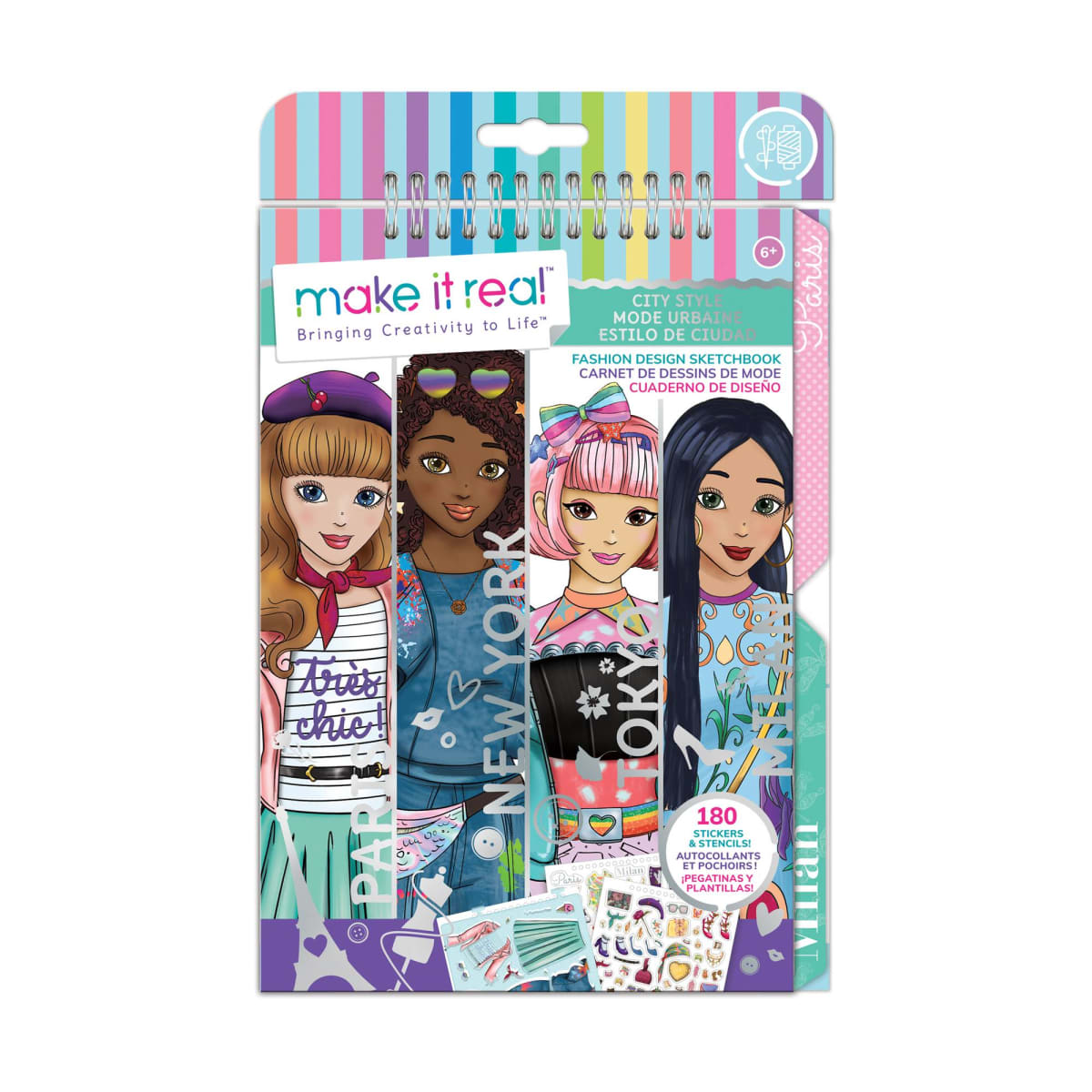 Cuaderno de bocetos estilo ciudad Make It Real 0