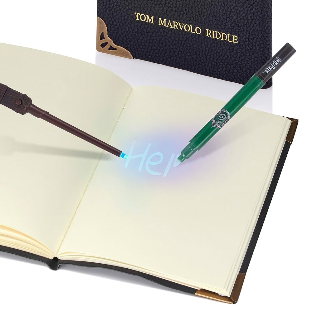 DIARIO TOM RIDDLE CON LÁPIZ Y VARITA HARRY POTTER WW-10252