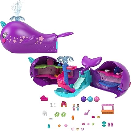 POLLY POCKET AVENTURA EN LA CUEVA SPARKLE - CUEVA DEL NARVAL2