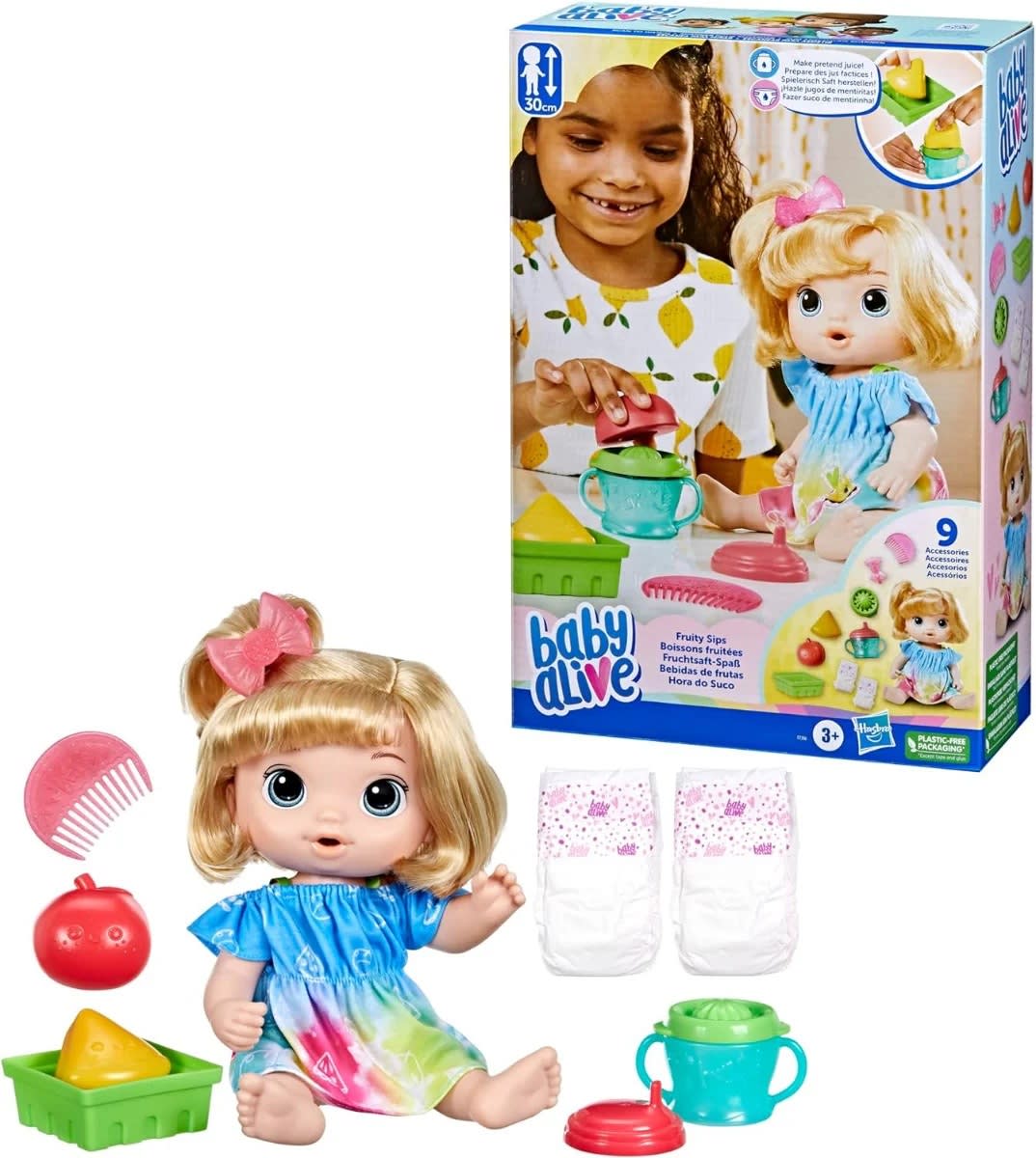 BABY ALIVE BEBIDA DE FRUTAS (RUBIA) 1