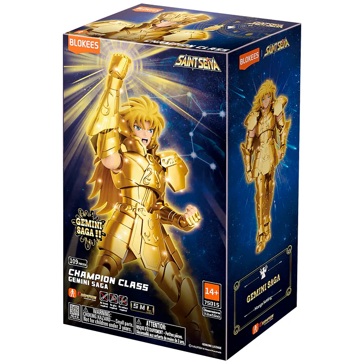 BLOKEES SAINT SEIYA CHAMPION CLASS GEMINI SAGA 3