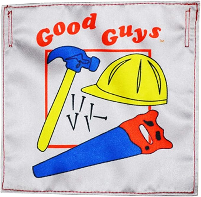 Chucky 2: Replica Babero de Construcción de Good Guys2