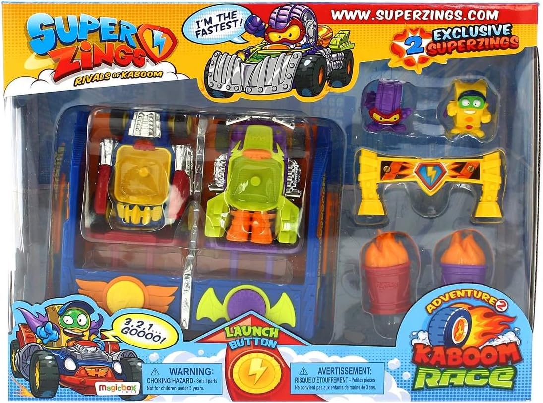 SUPERZINGS S PLAYSET 1X4 ADVENTURE2 KABOOM RACE 1