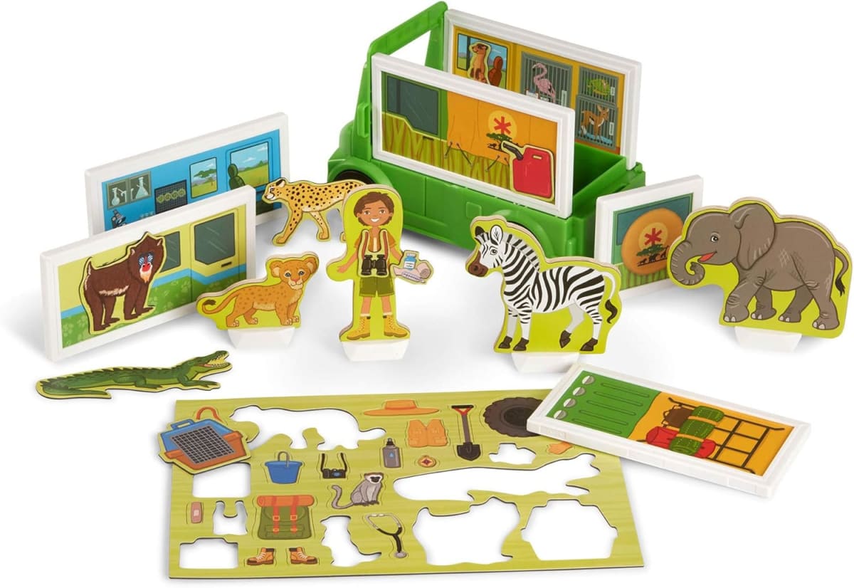 MELISSA & DOUG Magnetivity Magnetic Building Play Set - Safari2