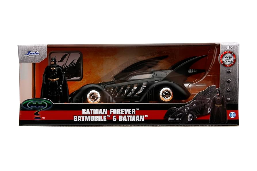 2.75+1:24 Batmobile | 1995 Batman Forever Batmobile W/Batman Figure 1