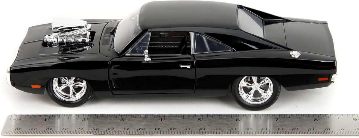 JADA TOYS FAST AND FURIOUS DOM´S 1970 DODGE CHARGER R/T GLOSSY BLACK 1:241