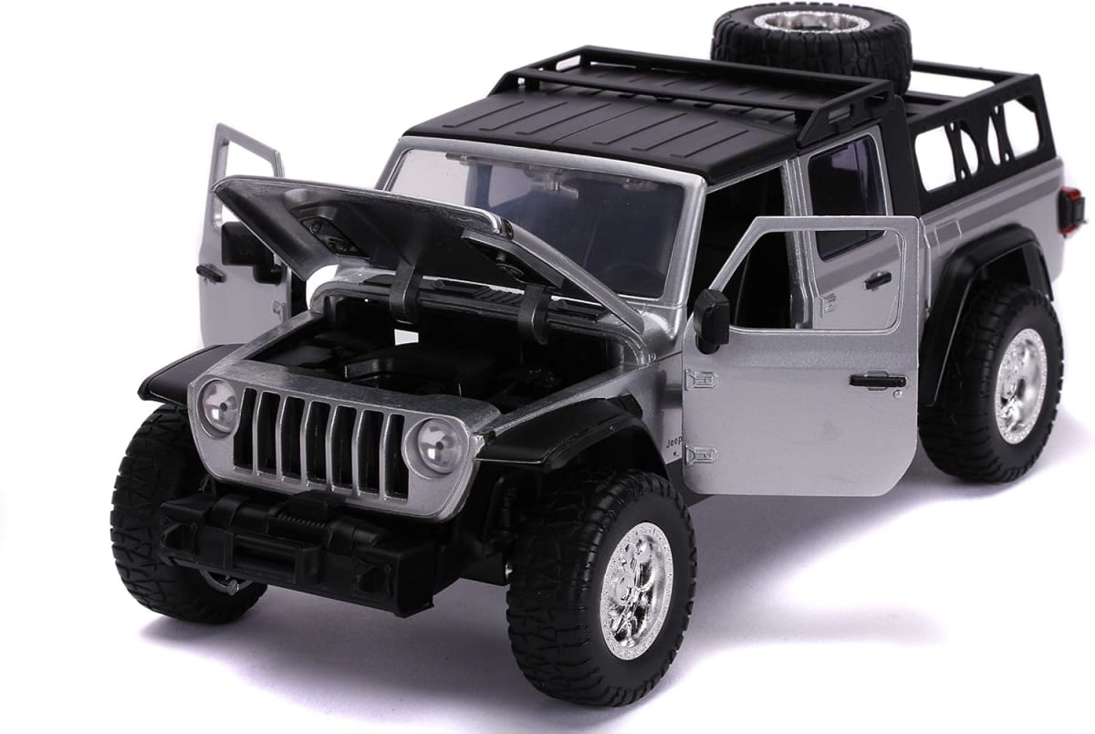 JADA TOYS FAST AND FURIOUS JEEP GLADIATOR CANDY SILVER 20203