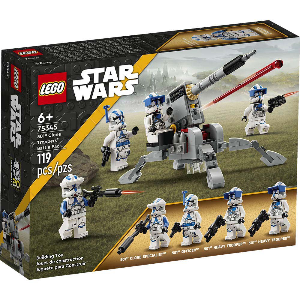 PACK DE COMBATE: CLON TROOPERS DE LA 501 1