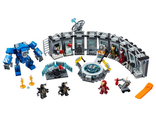 LEGO MARVEL IRON MAN: SALA DE ARMADURAS 2