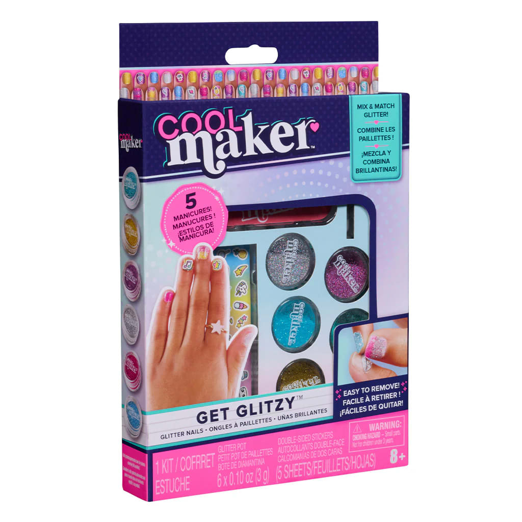 GO GLAM SET GLITTER PARA UÑAS 1