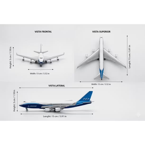 WELLY - AVION BOEING 7473