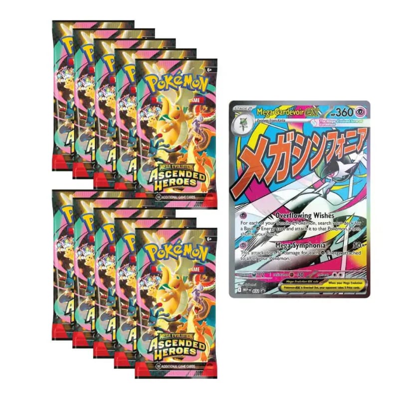 Pokemon TCG - Mega Evolution - Ascended Heroes - Premium Poster Collection (Inglés)1