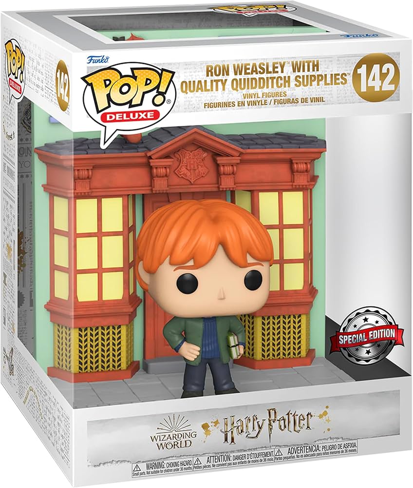 FUNKO POP DELUXE HARRY POTTER / RON WEASLEY WITH QUALITY QUIDDITCH SUPPLIES FUNKO 0