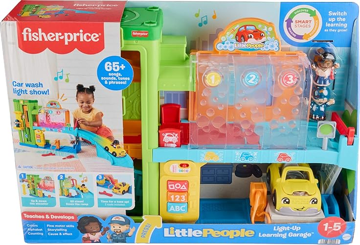 FISHER-PRICE LITTLE PEOPLE GARAGE DE VEHICULOS 1