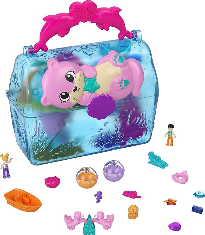 POLLY POCKET SET DE JUEGOS BOLSO DE BAÚL BAHÍA MAGICA2