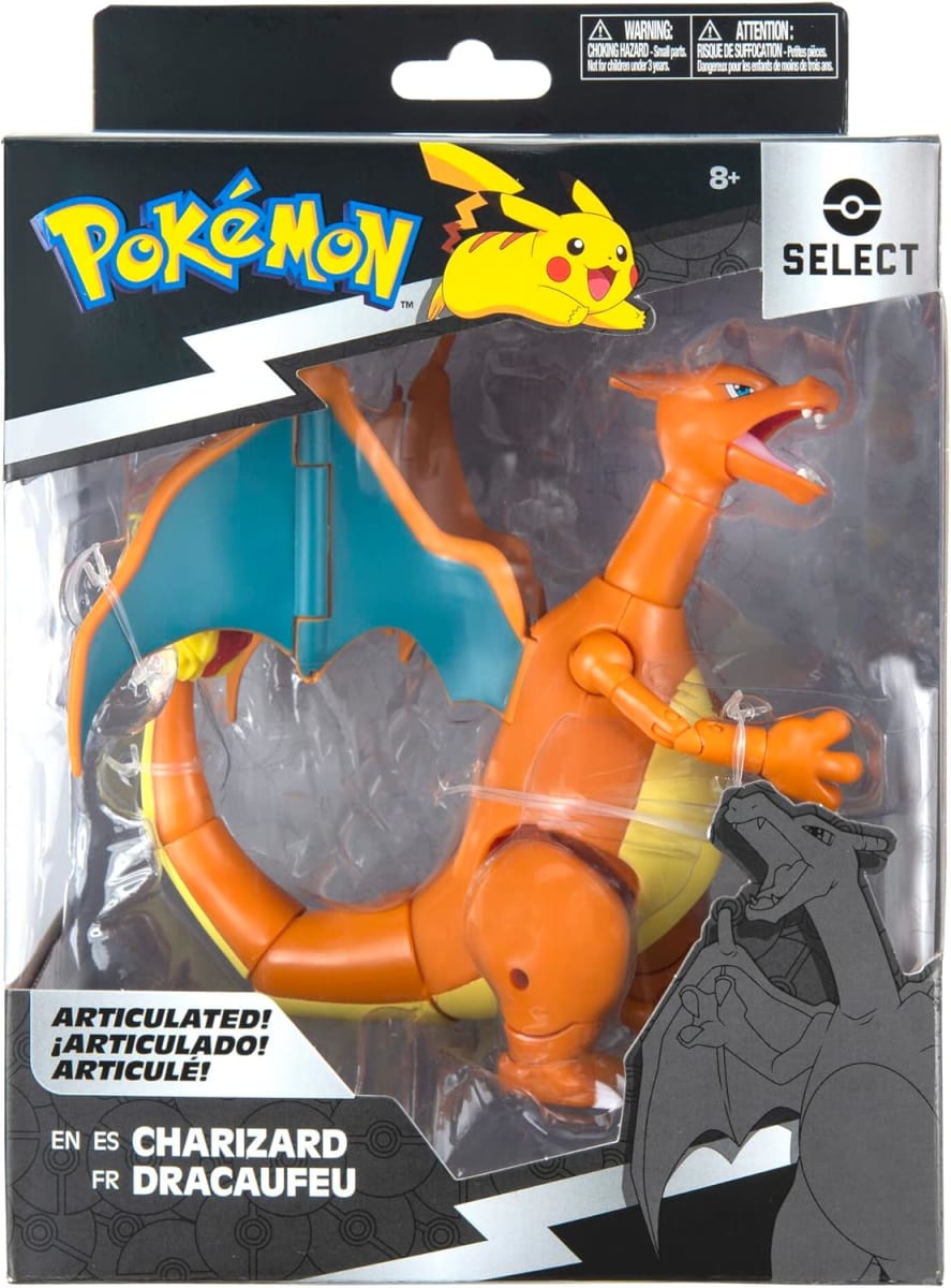 POKEMON FIGURA CHARIZARD 15 CM SUPER ARTICULA. 0