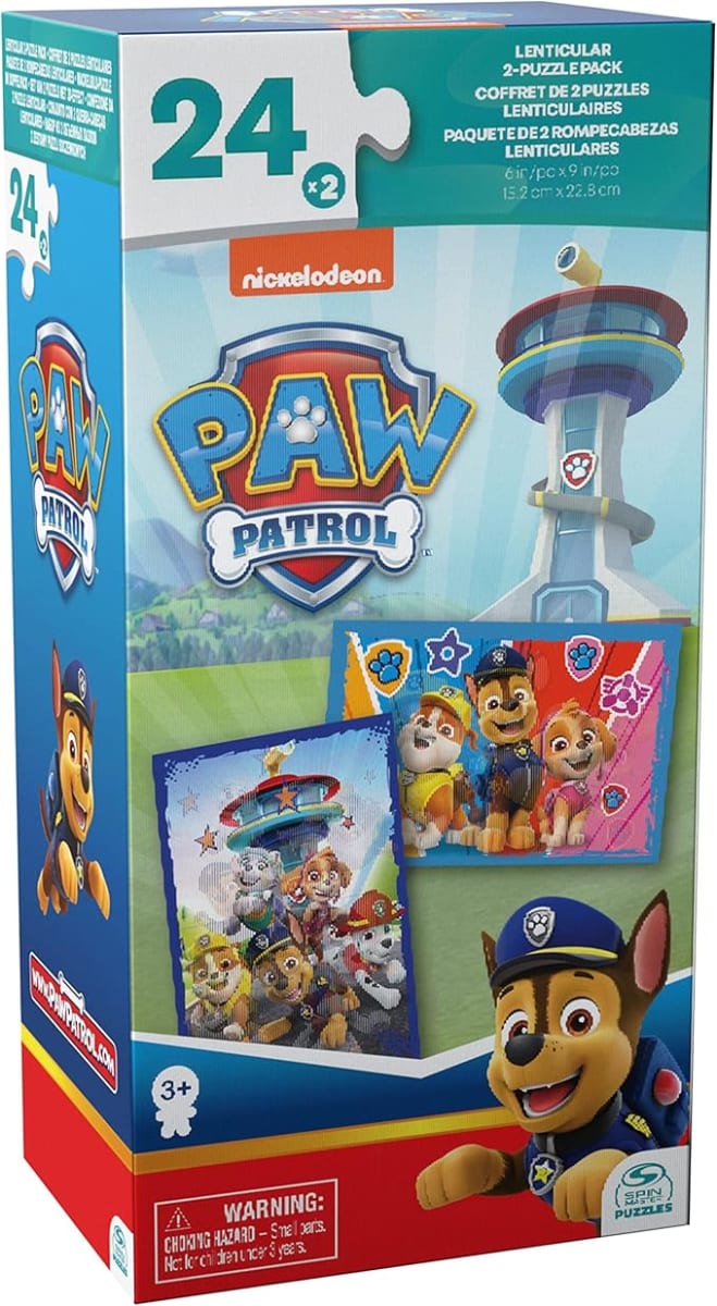 PAW PATROL 2 PUZZLES 24 PZS.LENT. 0