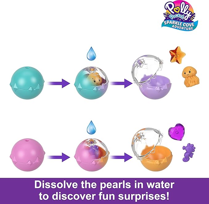 POLLY POCKET SET DE JUEGOS BOLSO DE BAÚL BAHÍA MAGICA5