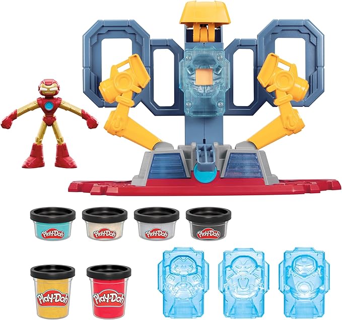 PLAY-DOH IRON MAN LABORATORIO DE ARMADURAS4