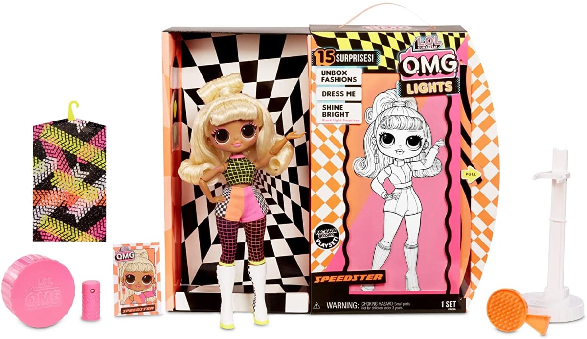 MUÑECA LOL SURPRISE OMG LIGHTS DAZZL CON 15 SORPRESAS LO5651472
