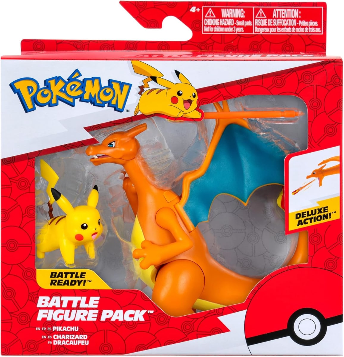 POKEMON BATTLE READY PACK DE 2 FIGURAS CHARIZARD Y PIKACHU 0
