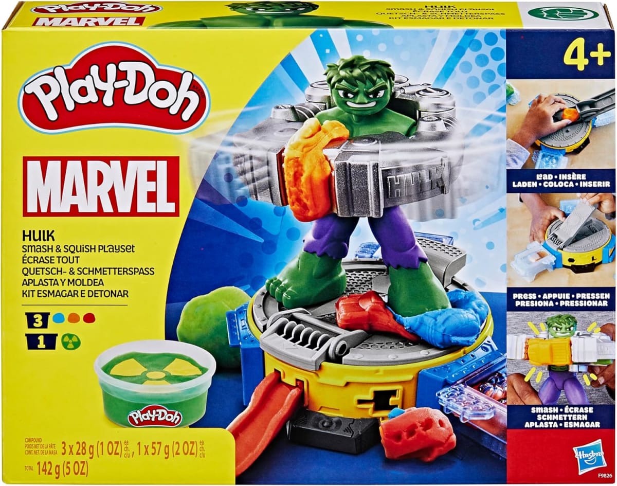 PLAY-DOH HULK APLASTA Y MOLDEA 2