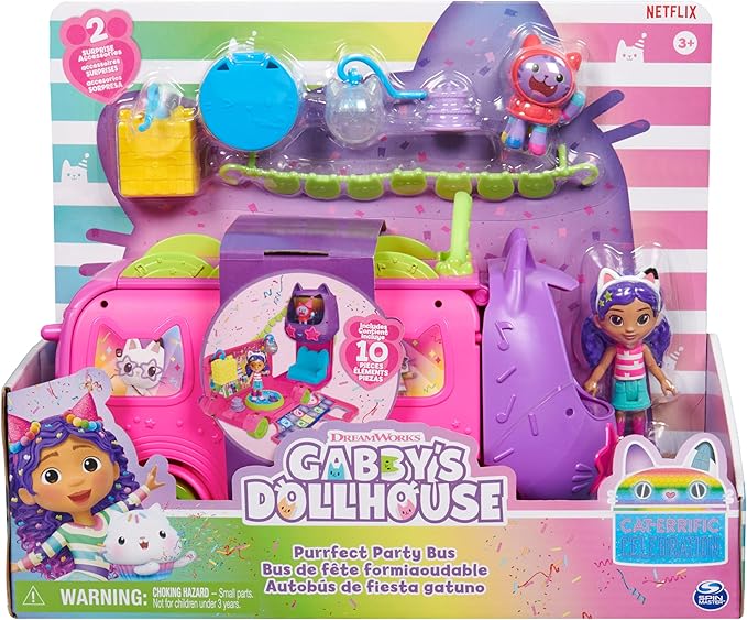 GABBY´S DOLLHOUSE  SPRINKLE PARTY BUS 0