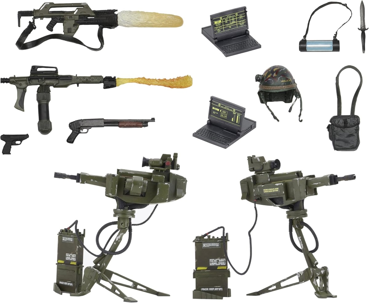 Aliens - Accessory Pack - USCM Arsenal Weapons Pack (Case 6)2