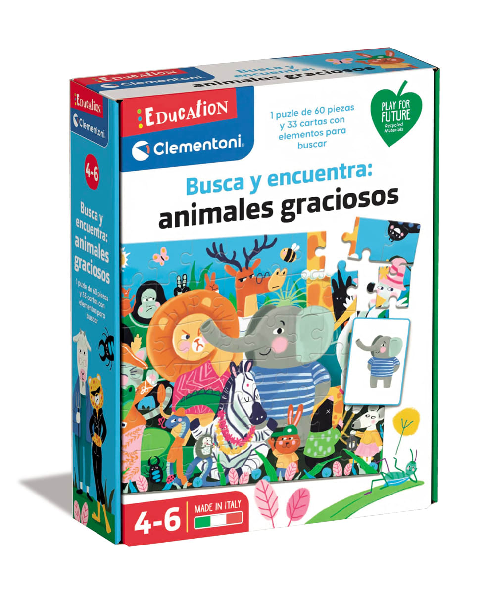 Busca y Encuentra Animales Graciosos 1