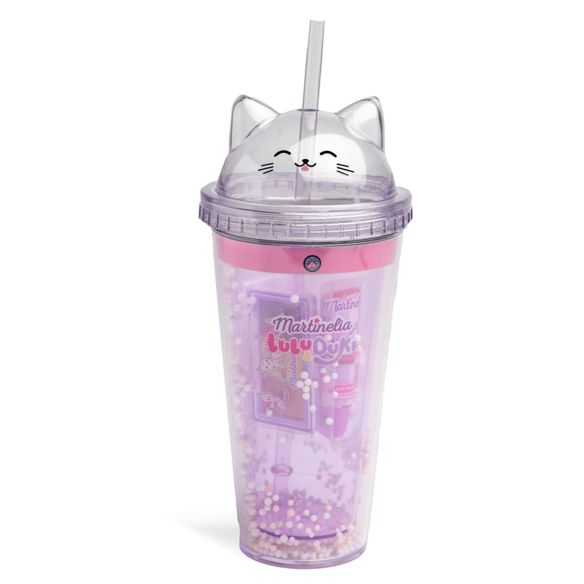 MARTINELIA BOTELLA CON KIT DE MAQUILLAJE LULU Y DUKI2