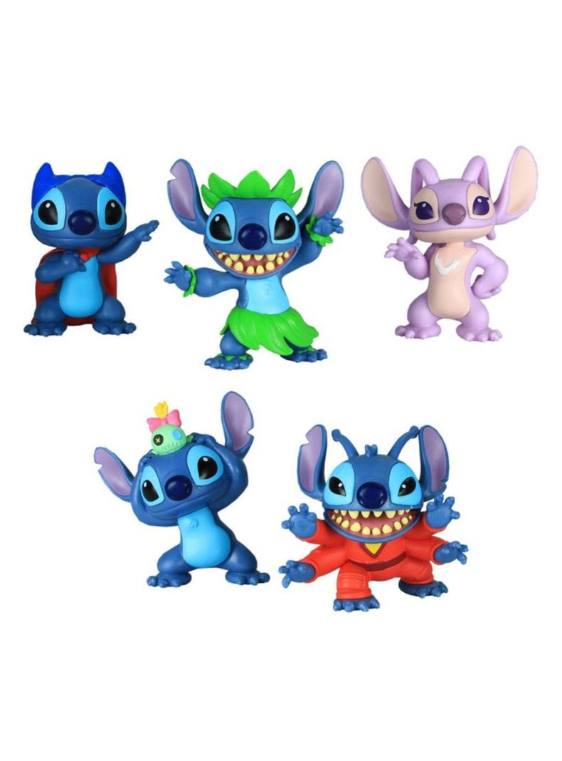 STITCH SET DE 5 FIGURAS DE COLECCIÓN1