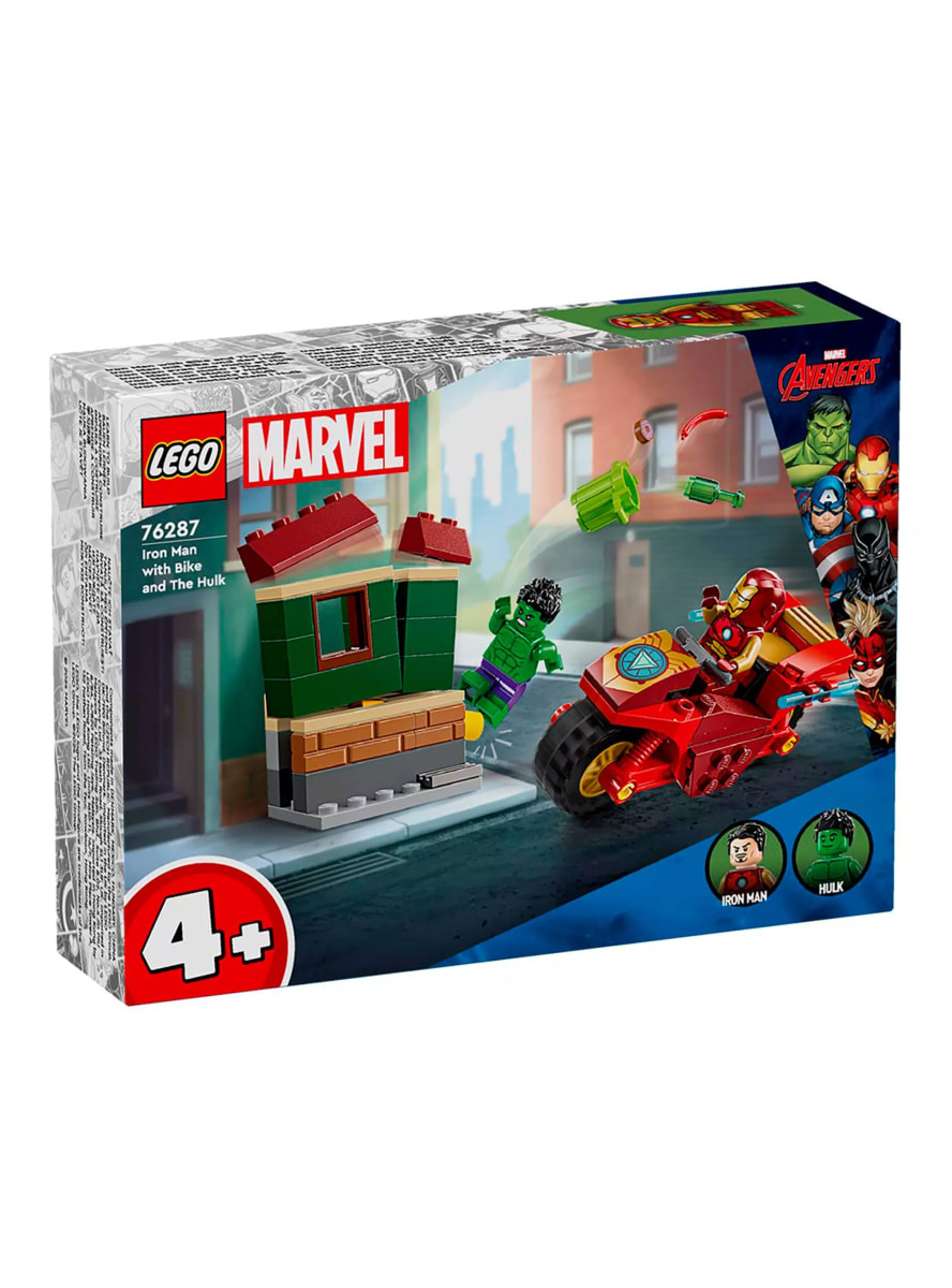 IRON MAN CON MOTO Y HULK 1