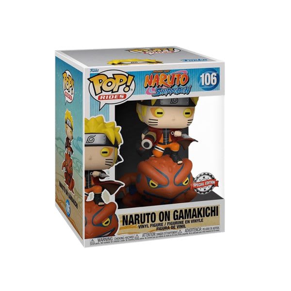 FUNKO POP RIDES: NARUTO SHIPPUDEN - NARUTO ON GAMAKICHI 0