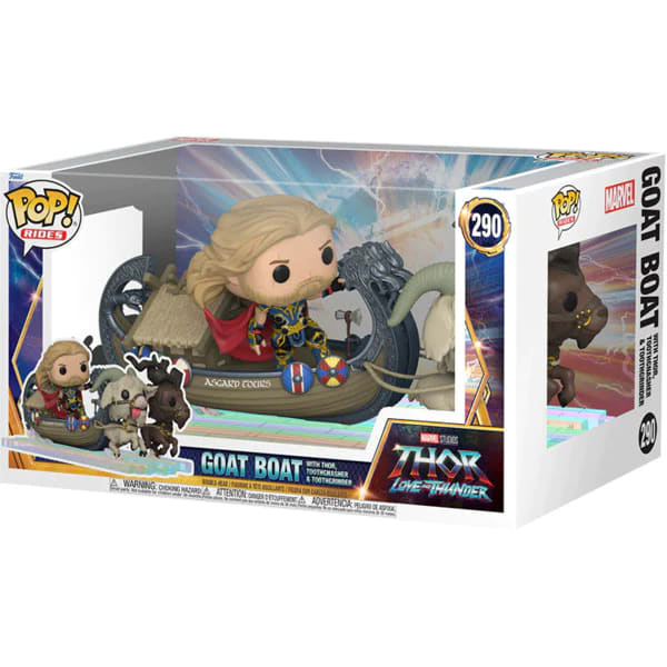 FUNKO POP RIDES: THOR LOVE AND THUNDER - GOAT BOAT 1