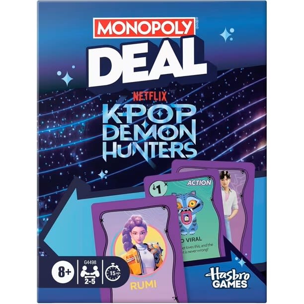 JUEGO DE MESA - MONOPOLY DEAL KPOP DEMON HUNTERS 1