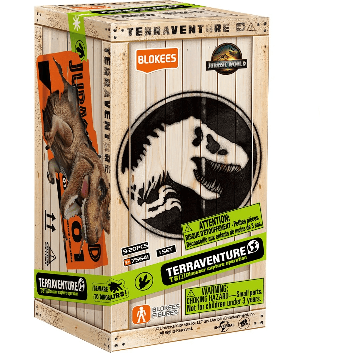 Figures Jurassic World TERRAVENTURE Surprise Wave 01 Dinosaur Capture Operation 0