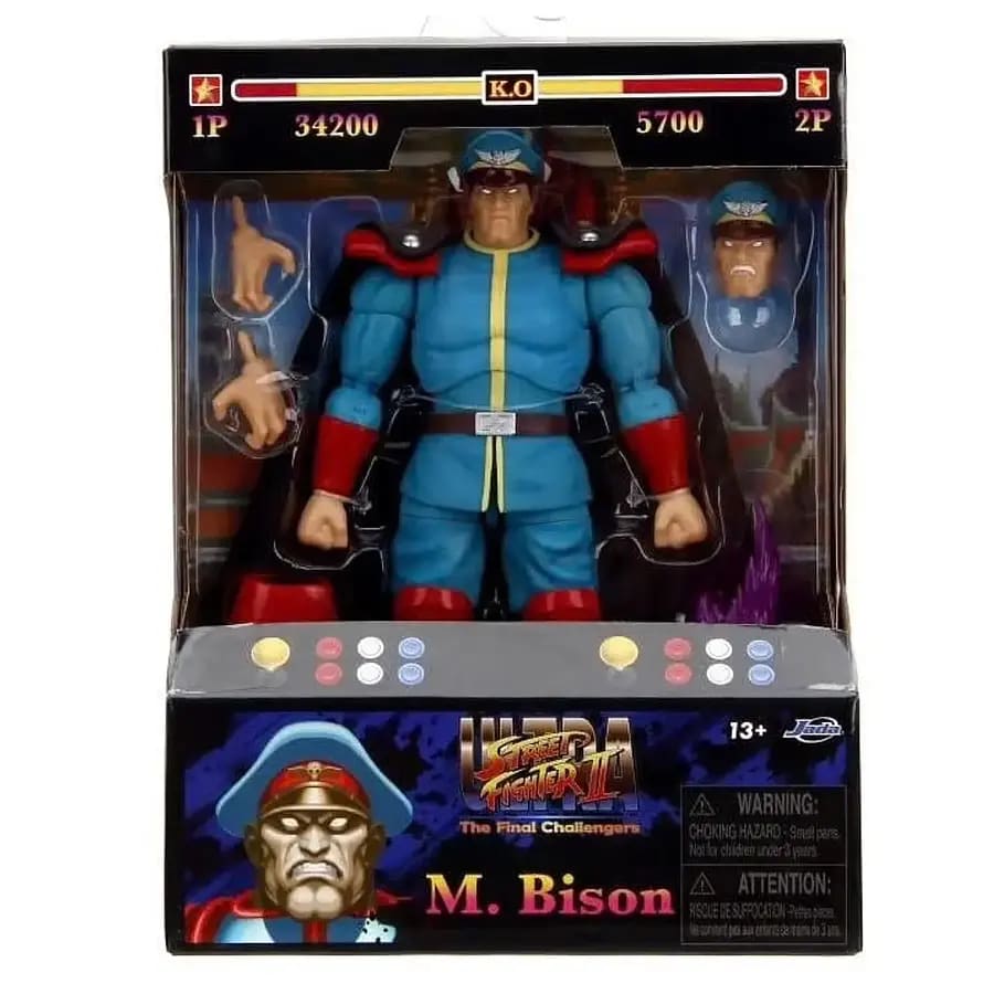 FIGURA STREET FIGHTER M. BISON (PLAYER 2) 15CM 1