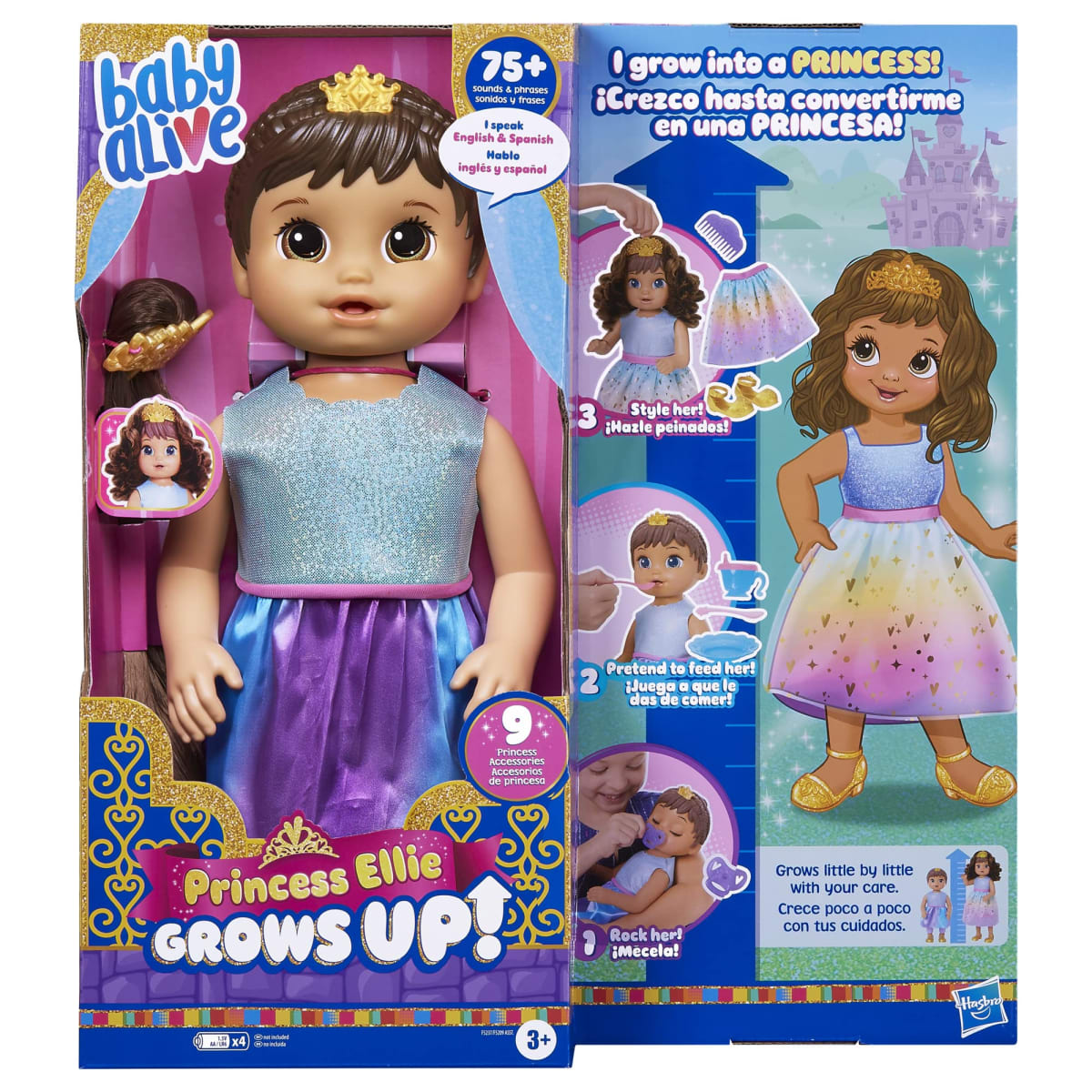 BABY ALIVE PRINCESS ELLIE GROWS UP! (CASTAÑA) 1