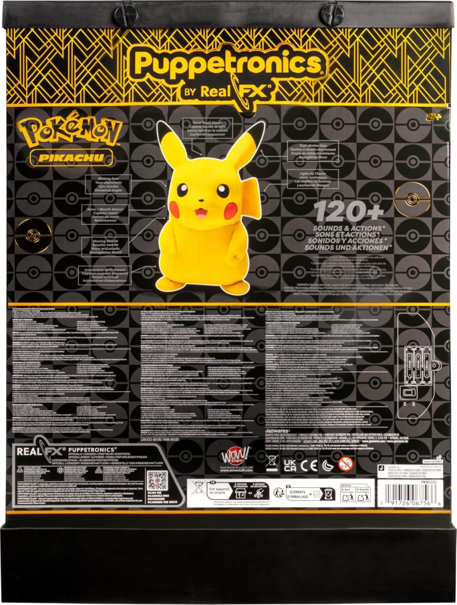 POKEMON PIKACHU PUPPETRONIC REAL FX2