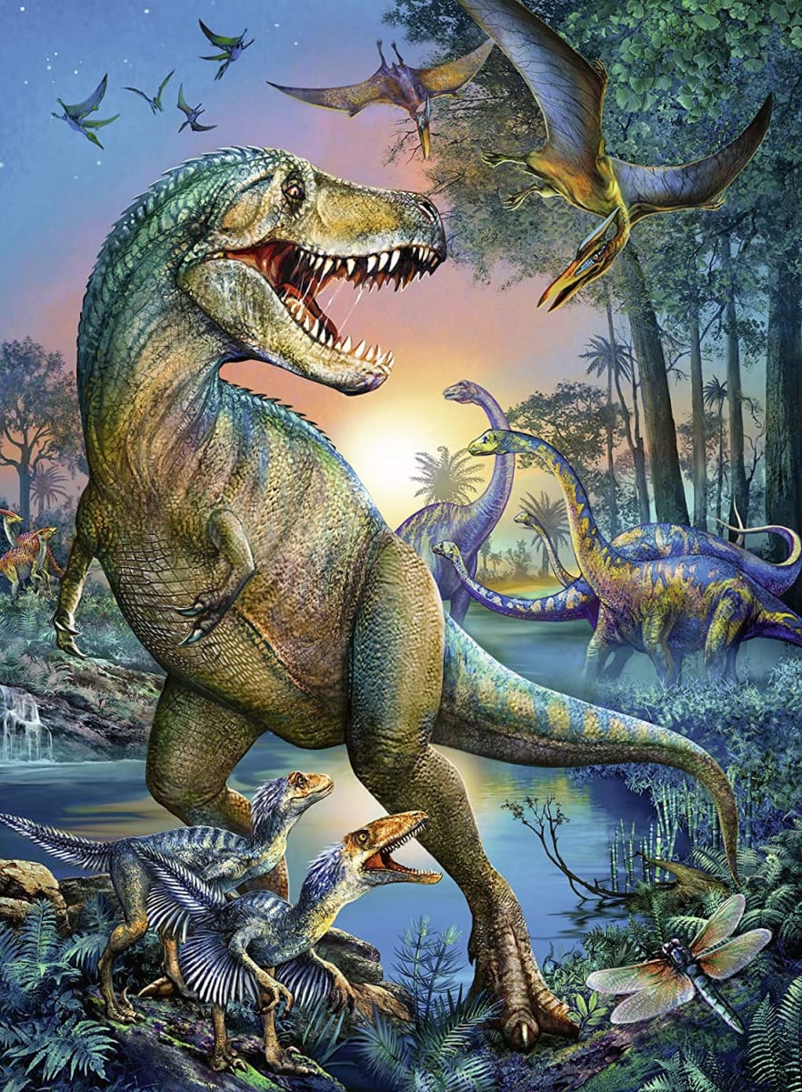 RAVENSBURGER PUZZLE GIGANTE PREHISTORICO 150 PIEZAS2
