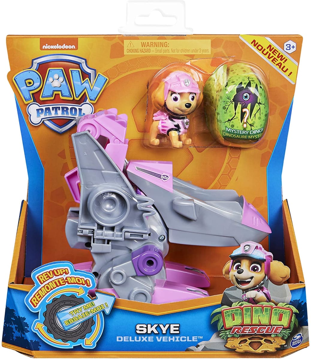 PAW PATROL DINO RESCATE VEHICULOS SKYE 0