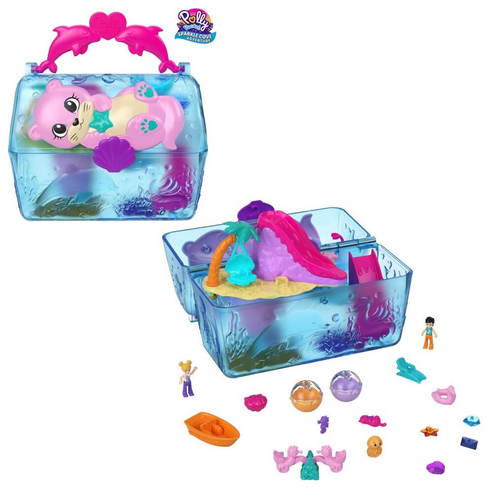 POLLY POCKET SET DE JUEGOS BOLSO DE BAÚL BAHÍA MAGICA3