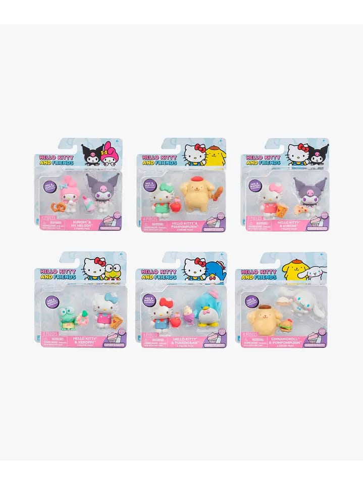 HELLO KITTY AND FRIENDS PACK DE 2 FIGURAS SURTIDO 0