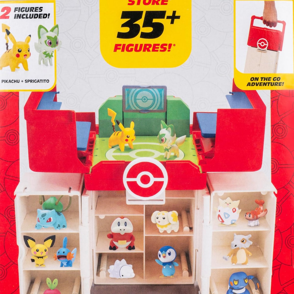 POKEMON FIGURA MEDIUM PLAYSET CASE CON PIKACHU Y SPRIGATITO6