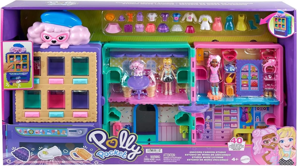 POLLY POCKET SET DE JUEGO DE MODAS DULCES 0